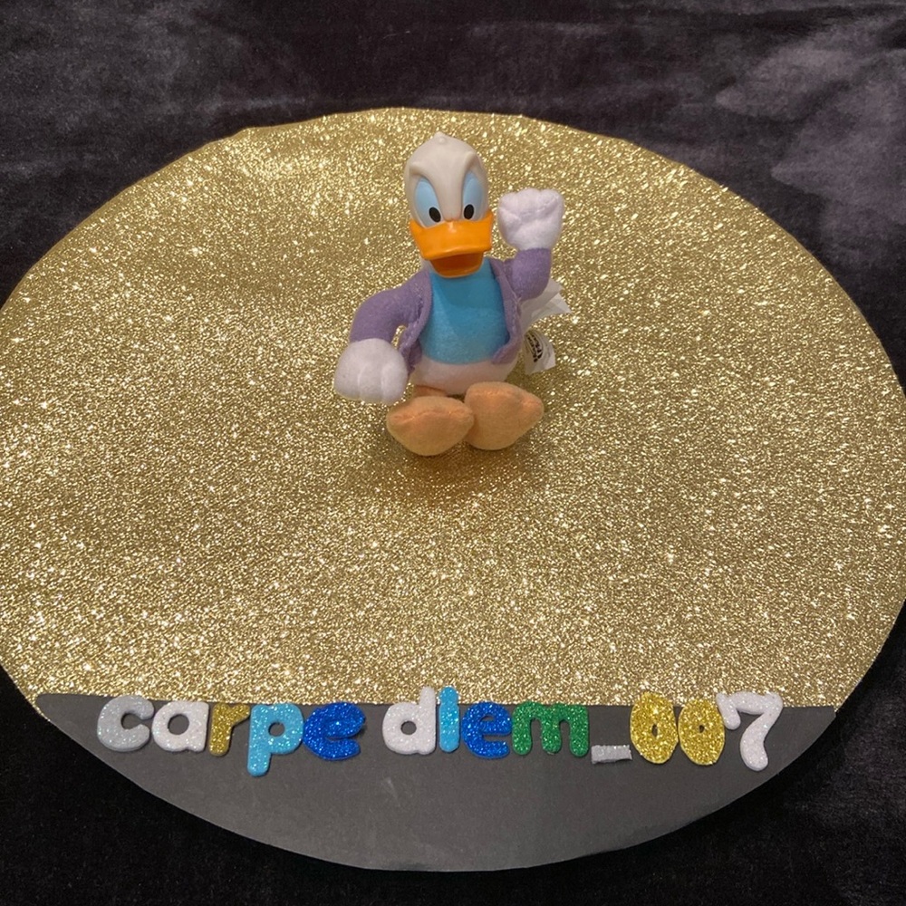 🍭 Disney Donald Duck 5" Stuffed Animal Toy with Rubber Face McDonald House